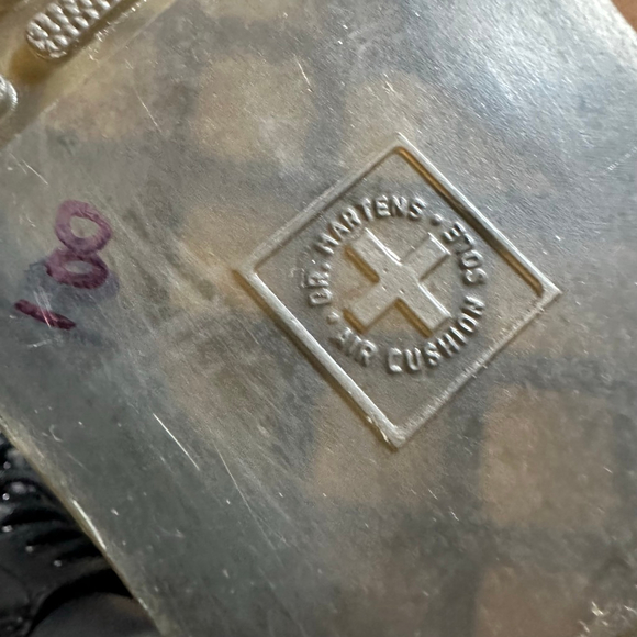 Dr. Martens 1460 Black Smooth Leather Lace Up Boots US 3 - Picture 13 of 16